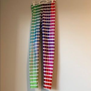 Blackmilk S Pantone colors rainbow leggings